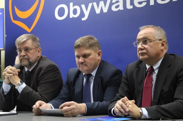 Od lewej: Wojciech Gęsiak, Leszek Ruszczyk i Marek Wikiński