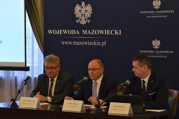 Od lewej: Sylwester Dąbrowski, Zdzisław Sipiera, Artur Standowicz