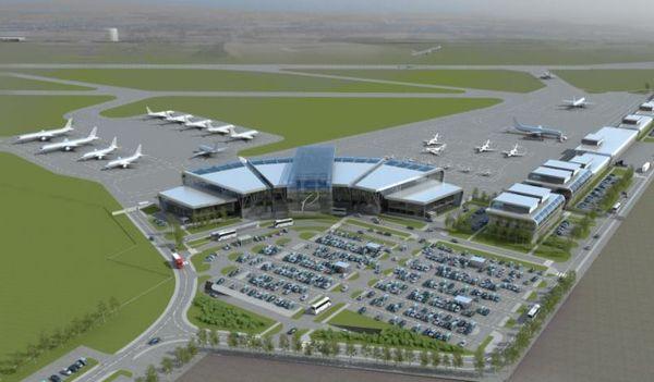 Tak radomskie lotnisko widzieli w przyszłości twórcy pierwszego pasażerskiego portu lotniczego w Rad