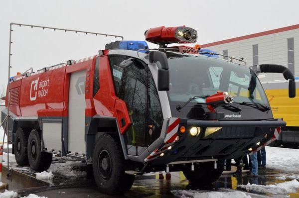 fot. Port Lotniczy Radom. Radomski wóz bojowy - aktualnie przebywa w Austrii, ale już 13 marca zosta