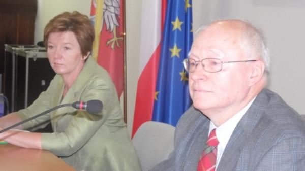 Prof. Jerzy Wilkin i prezes  Monika Szymańska z FDPA. Foto: Mieczysław Kaca