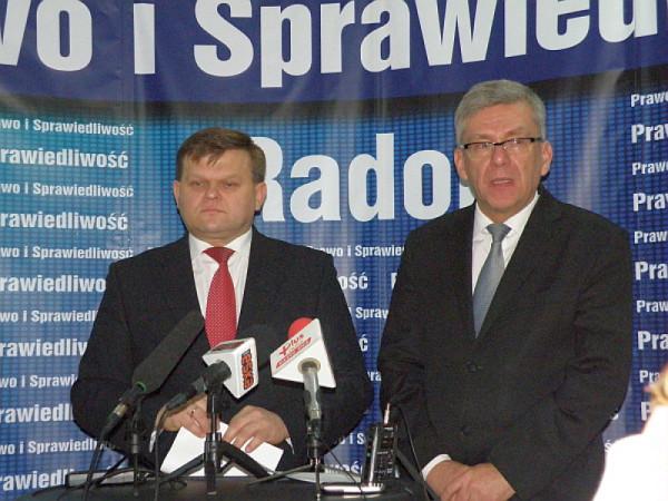 od lewej: Wojciech Skurkiewicz i Stanisław Karczewski