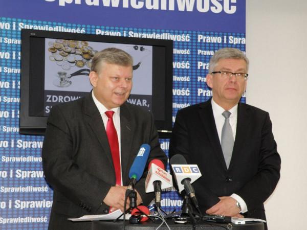 Od lewej: Marek Suski i Stanisław Karczewski