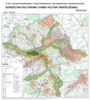 Mapa dziedzictwa kulturowego, źródło: mazovia.pl