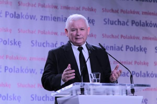 Jarosław Kaczyński na konwencji w Resursie Obywatelskiej