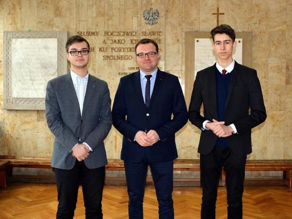 Od lewej: Piotr Nawrot, Radosław Witkowski, Igor Komorski. Foto: Kinga Guzak