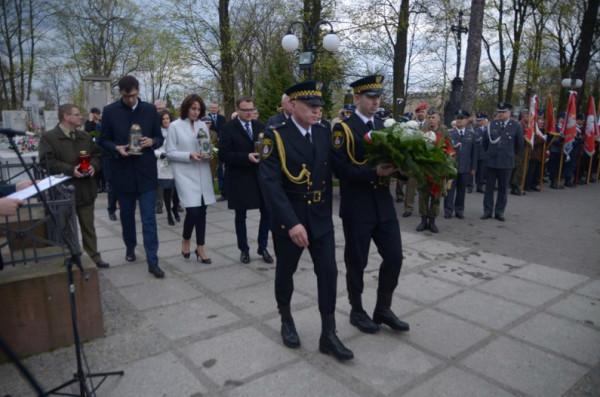 Uroczystości na cmentarzu przy ul. Limanowskiego