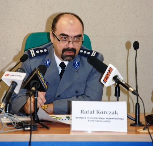 Mazowiecki Komendant Wojewódzki Policji, inspektor Rafał Korczak. Foto: KWP