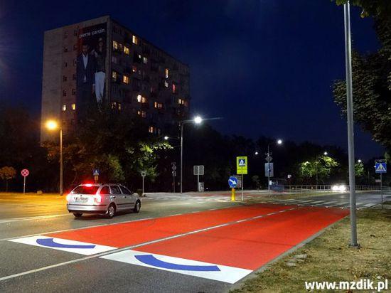 Bezpieczne przejście przy ul. Warszawskiej. Foto: MZDiK