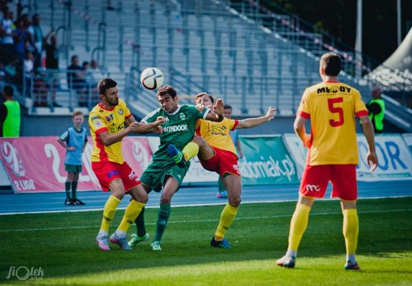 Leandro w meczu z Legionovią. Foto: Radomiak.pl