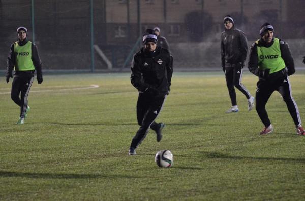 Trening Radomiaka. W środku Kamil Cupriak. Foto: Radomiak.pl