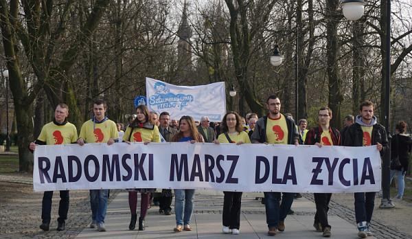 Marsz w Parku Kościuszki