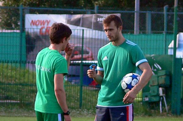 Mateusz Kozieł (z prawej). Foto: Radomiak.pl