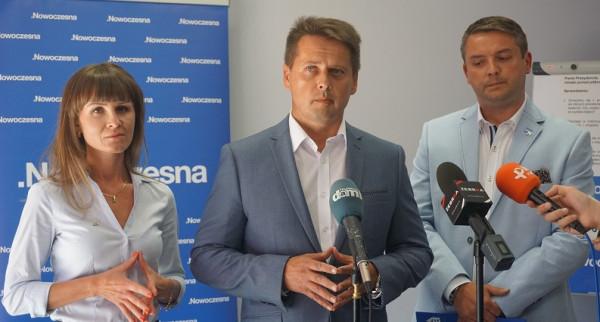 Od lewej: Katarzyna Kalinowska, Wojciech Bernat, Marcin Hetman