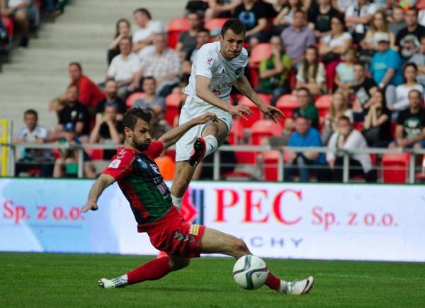 Mateusz Radecki (w białym stroju). Foto: Radomiak.pl