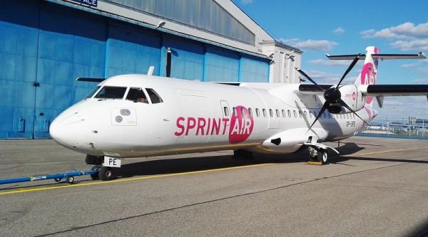 ATR-72 -PAX mogący pomieścić 66 pasażerów. Foto: SprintAir