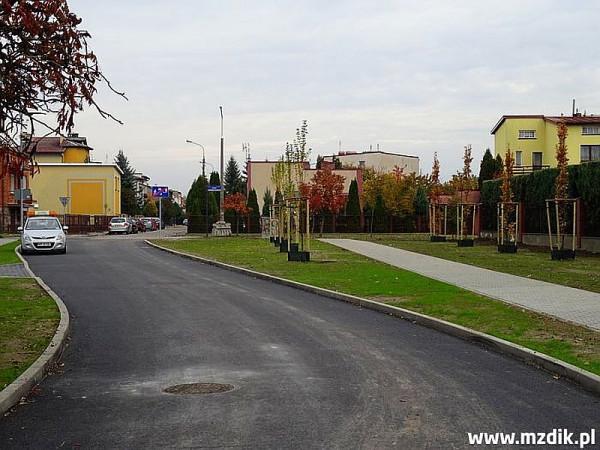 Wlot ulicy Wiosennej do ulicy Białej. Foto: MZDiK