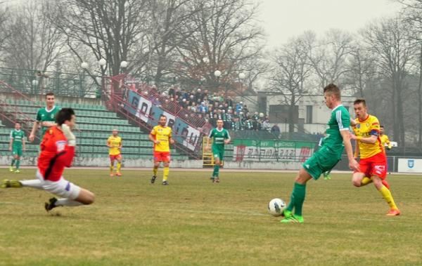 W Wielką Sobotę (26 marca) w meczu Legionovia-Radomiak - padł remis 1:1. Jak będzie dziś? Foto: Rado