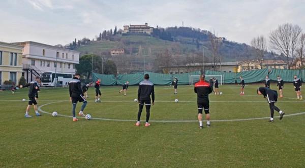 Trening Radomiaka na obozie we Włoszech