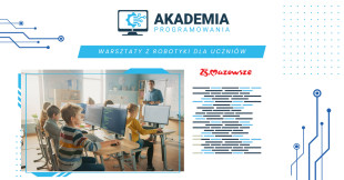 ''Akademia programowania'' – bezpłatne warsztaty dla uczniów szkół podstawowych