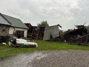 Trąba powietrzna przeszła przez region radomski