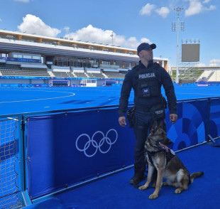 Policjant z Radomia zabezpiecza Igrzyska Olimpijskie w Paryżu 